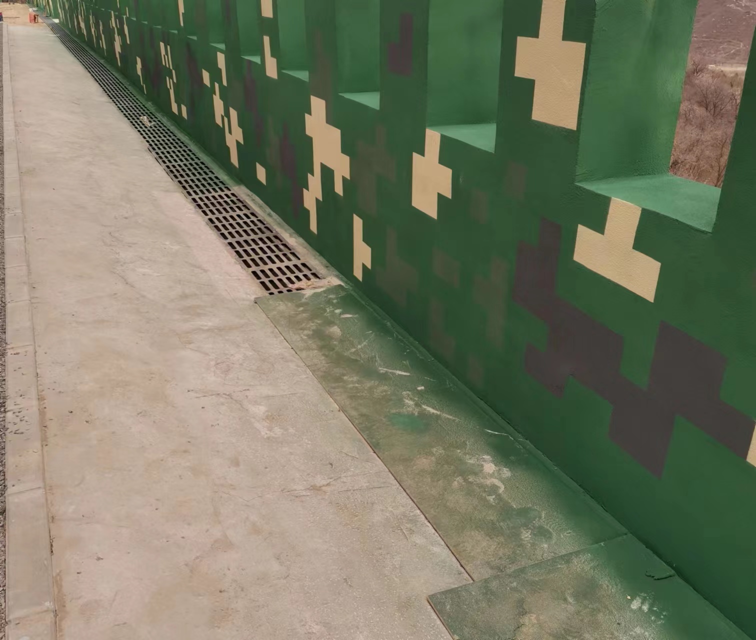 南通围墙迷彩喷涂,数迷彩漆