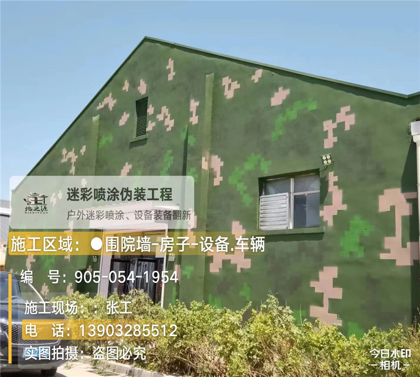 南通外墙数码迷彩漆施工报价清单（100㎡标准墙面测算）